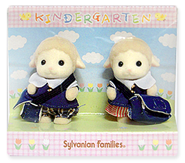 Calico Critters Kindergarten Sheep Japan Sylvanian Families Baby Pair