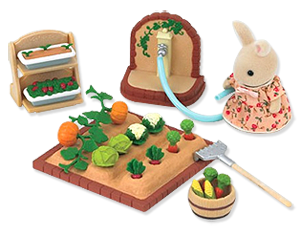 Sylvanian Families Calico Critters Miniature Food Farm Vegetable Crate 